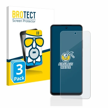 Face avant d’un emballage produit avec le logo de la marque BROTECT. À côté, l’appareil realme C55 est représenté avec la prot