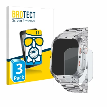 Face avant d’un emballage produit avec le logo de la marque BROTECT. À côté, l’appareil LIGE K-57 1.96