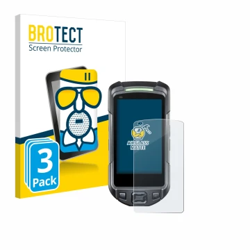 Face avant d’un emballage produit avec le logo de la marque BROTECT. À côté, l’appareil Keyence BT-A700 est représenté avec la