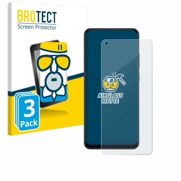 Face avant d’un emballage produit avec le logo de la marque BROTECT. À côté, l’appareil Oppo A78 4G est représenté avec la pro