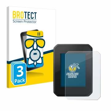 Face avant d’un emballage produit avec le logo de la marque BROTECT. À côté, l’appareil FIT Display Compact est représenté ave