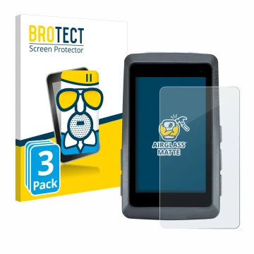 Face avant d’un emballage produit avec le logo de la marque BROTECT. À côté, l’appareil Sigma ROX 12.1 EVO est représenté avec