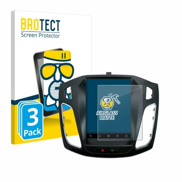 Face avant d’un emballage produit avec le logo de la marque BROTECT. À côté, l’appareil Isudar Ford/Focus MK3 2012–2019 est re