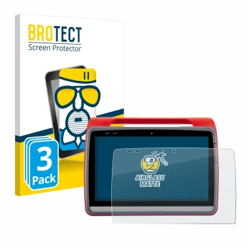 Face avant d’un emballage produit avec le logo de la marque BROTECT. À côté, l’appareil medDV NIDApad est représenté avec la p
