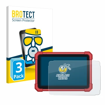 Face avant d’un emballage produit avec le logo de la marque BROTECT. À côté, l’appareil Launch X-431 Euro Turbo II est représe