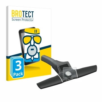 Face avant d’un emballage produit avec le logo de la marque BROTECT. À côté, l’appareil Motocaddy S1 Electric Trolley (2022) e
