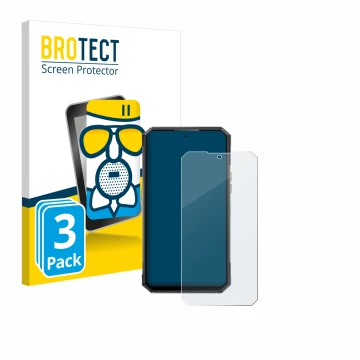 Face avant d’un emballage produit avec le logo de la marque BROTECT. À côté, l’appareil Oukitel WP30 Pro est représenté avec l