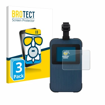Face avant d’un emballage produit avec le logo de la marque BROTECT. À côté, l’appareil Acer Enduro Connect M3 est représenté 