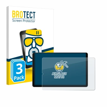 Face avant d’un emballage produit avec le logo de la marque BROTECT. À côté, l’appareil Lenovo Legion Y700 (2023) est représen