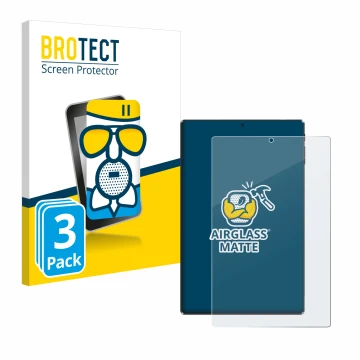 Face avant d’un emballage produit avec le logo de la marque BROTECT. À côté, l’appareil Simplori M107 est représenté avec la p