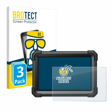 Face avant d’un emballage produit avec le logo de la marque BROTECT. À côté, l’appareil Launch X-431 Pro3 Apex est représenté 