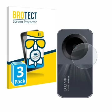 Face avant d’un emballage produit avec le logo de la marque BROTECT. À côté, l’appareil Xiaomi Redmi Pad SE (Caméra UNIQUEMENT