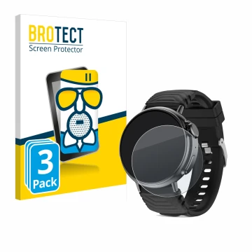 Face avant d’un emballage produit avec le logo de la marque BROTECT. À côté, l’appareil AMZSA GT88 est représenté avec la prot