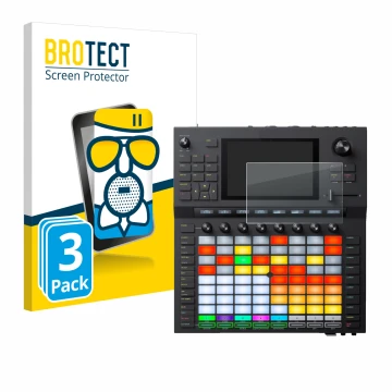 Face avant d’un emballage produit avec le logo de la marque BROTECT. À côté, l’appareil Akai Force est représenté avec la prot