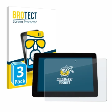 Face avant d’un emballage produit avec le logo de la marque BROTECT. À côté, l’appareil Trimble XCN 1050 est représenté avec l