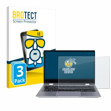 Face avant d’un emballage produit avec le logo de la marque BROTECT. À côté, l’appareil Wortmann Terra Mobile 360-13U est repr