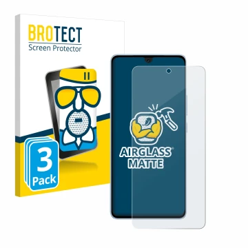 Face avant d’un emballage produit avec le logo de la marque BROTECT. À côté, l’appareil Vivo iQOO Neo 9 Pro est représenté ave