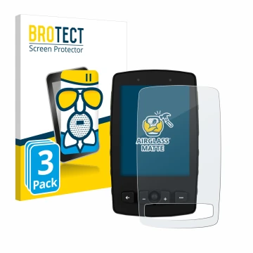 Face avant d’un emballage produit avec le logo de la marque BROTECT. À côté, l’appareil TwoNav Aventura 2 Plus est représenté 