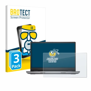 Face avant d’un emballage produit avec le logo de la marque BROTECT. À côté, l’appareil Dell Precision 7780 est représenté ave