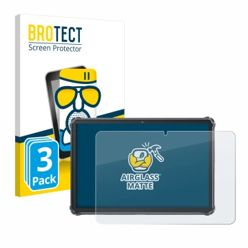 Face avant d’un emballage produit avec le logo de la marque BROTECT. À côté, l’appareil Oukitel RT8 est représenté avec la pro