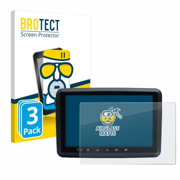 Face avant d’un emballage produit avec le logo de la marque BROTECT. À côté, l’appareil Idmedia 8