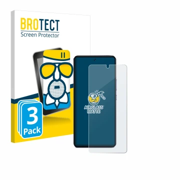 Face avant d’un emballage produit avec le logo de la marque BROTECT. À côté, l’appareil Vivo V40 SE est représenté avec la pro