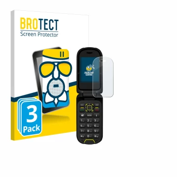 Face avant d’un emballage produit avec le logo de la marque BROTECT. À côté, l’appareil Hammer Bow LTE est représenté avec la 