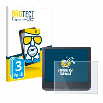 Face avant d’un emballage produit avec le logo de la marque BROTECT. À côté, l’appareil Kobo Libra Colour 2024 est représenté 