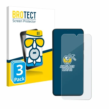 Face avant d’un emballage produit avec le logo de la marque BROTECT. À côté, l’appareil Doogee N55 est représenté avec la prot