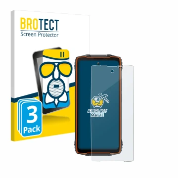 Face avant d’un emballage produit avec le logo de la marque BROTECT. À côté, l’appareil Blackview Oscal Pilot 2 est représenté