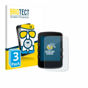 Face avant d’un emballage produit avec le logo de la marque BROTECT. À côté, l’appareil Bryton Rider 460 est représenté avec l