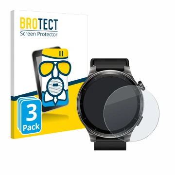 Face avant d’un emballage produit avec le logo de la marque BROTECT. À côté, l’appareil TOZO S5 1.43