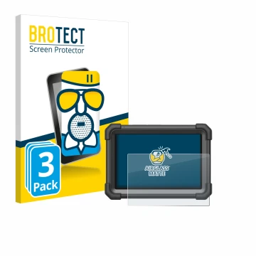 Face avant d’un emballage produit avec le logo de la marque BROTECT. À côté, l’appareil Launch X-431 Pro Dyno est représenté a