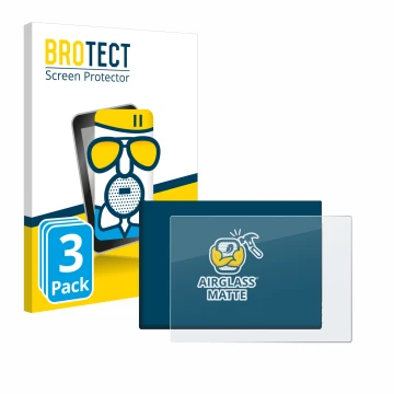 Face avant d’un emballage produit avec le logo de la marque BROTECT. À côté, l’appareil G-STORY 10.1