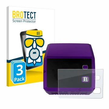 Face avant d’un emballage produit avec le logo de la marque BROTECT. À côté, l’appareil SkyRc Q200 neo est représenté avec la 