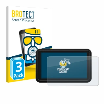 Face avant d’un emballage produit avec le logo de la marque BROTECT. À côté, l’appareil Atomos Shinobi 2 est représenté avec l