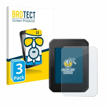 Face avant d’un emballage produit avec le logo de la marque BROTECT. À côté, l’appareil FIT Display Compact 2.0 est représenté