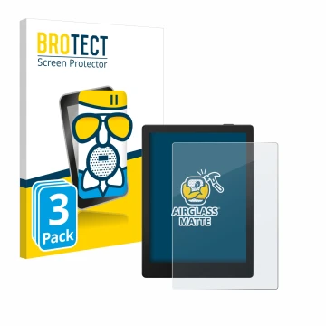 Face avant d’un emballage produit avec le logo de la marque BROTECT. À côté, l’appareil Boox Go 6 est représenté avec la prote