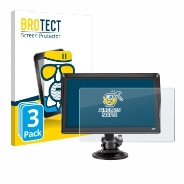 Face avant d’un emballage produit avec le logo de la marque BROTECT. À côté, l’appareil Xgody X10 9