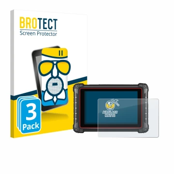 Face avant d’un emballage produit avec le logo de la marque BROTECT. À côté, l’appareil Autel MK900BT est représenté avec la p
