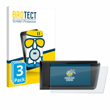 Face avant d’un emballage produit avec le logo de la marque BROTECT. À côté, l’appareil Bosch Purion 400 est représenté avec l