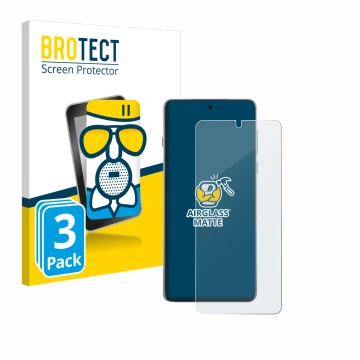 Face avant d’un emballage produit avec le logo de la marque BROTECT. À côté, l’appareil Oppo Find X8 Pro est représenté avec l