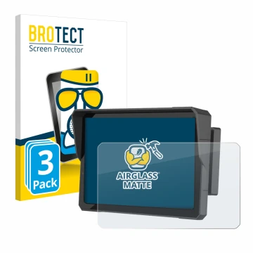 Face avant d’un emballage produit avec le logo de la marque BROTECT. À côté, l’appareil Carpuride W702B Pro 7
