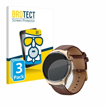 Face avant d’un emballage produit avec le logo de la marque BROTECT. À côté, l’appareil Xiaomi Mibro Lite 3 Pro est représenté