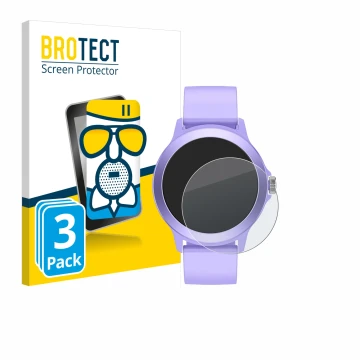Face avant d’un emballage produit avec le logo de la marque BROTECT. À côté, l’appareil SPC Smartee Duo Vivo 1.27