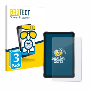 Face avant d’un emballage produit avec le logo de la marque BROTECT. À côté, l’appareil Hotwav R9 Pro est représenté avec la p