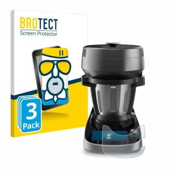 Face avant d’un emballage produit avec le logo de la marque BROTECT. À côté, l’appareil Cecotec Mambo Victory XL est représent
