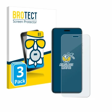 Face avant d’un emballage produit avec le logo de la marque BROTECT. À côté, l’appareil Honor Magic 7 RSR Porsche Design est r