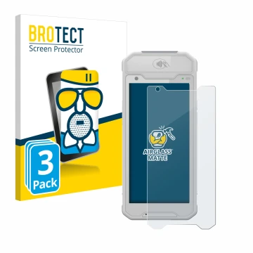 Face avant d’un emballage produit avec le logo de la marque BROTECT. À côté, l’appareil Dojo Pocket est représenté avec la pro