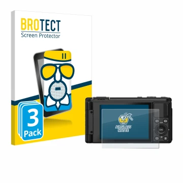 Face avant d’un emballage produit avec le logo de la marque BROTECT. À côté, l’appareil Yashica City 200 est représenté avec l